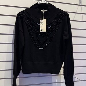 Black Turtleneck Sweater